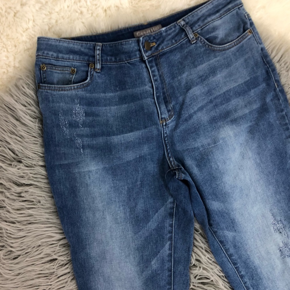 Garnet Hill Essential Slim Jeans 31 Short Skinny - Picture 5 of 7